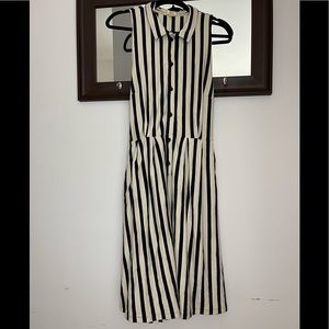 Maeve by Anthropolgie Size X-Large Blue Stripes MIDI Length
